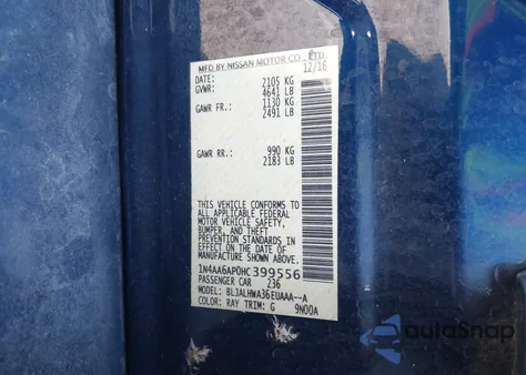 2017 Nissan Maxima 3.5 Platinum from USA, damaged, VIN 1N4AA6AP0HC399556